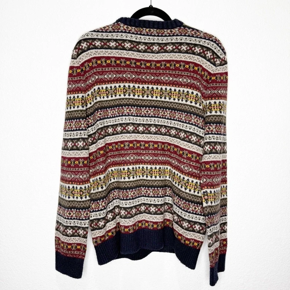 Y2K Abercrombie & Fitch Vintage Fairisle Winter Cozy Sweater Grandpa